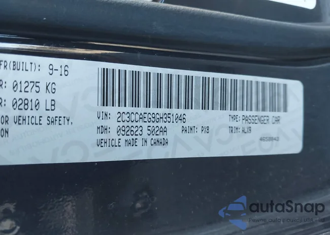 2C3CCAEG9GH351046: 43786205