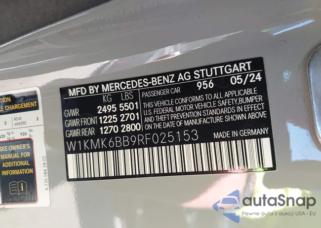 W1KMK6BB9RF025153: 43786239