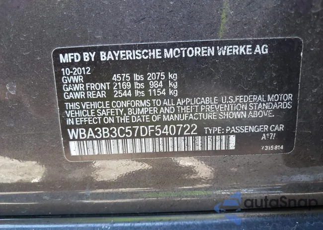 WBA3B3C57DF540722: 43786251