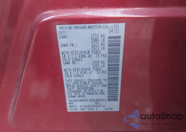 5N1AR2MN0FC664605: 43786379