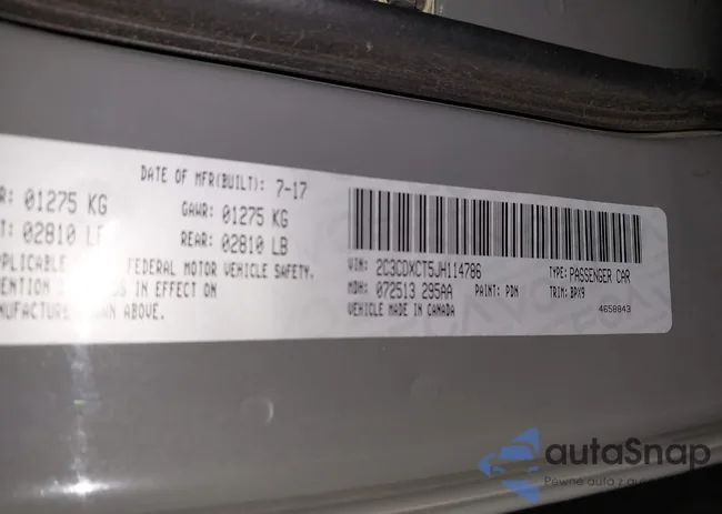 2C3CDXCT5JH114786: 43786449