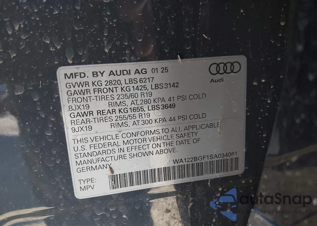 WA122BGF1SA034061: 43785762