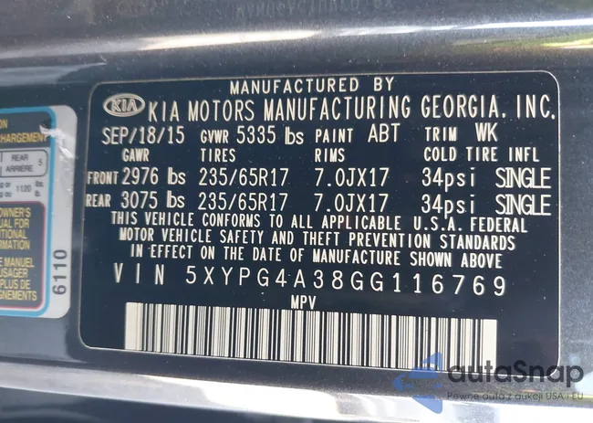 5XYPG4A38GG116769: 43786969