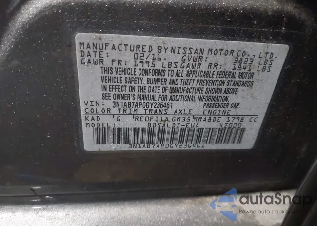 3N1AB7AP0GY236461: 43787091