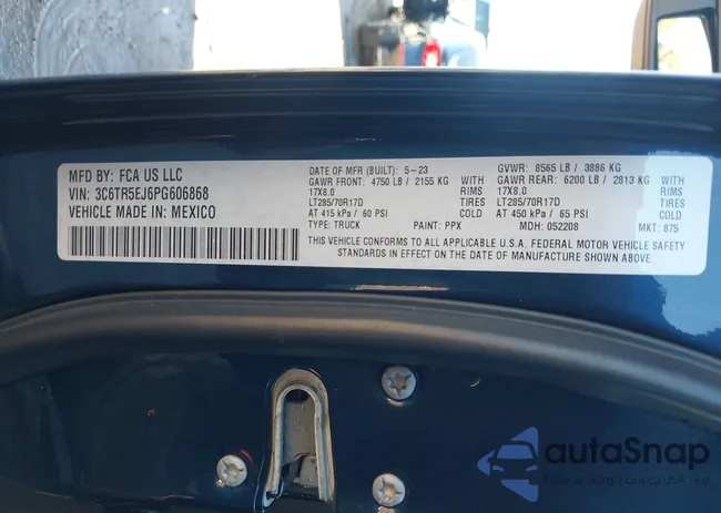 3C6TR5EJ6PG606868: 43787322