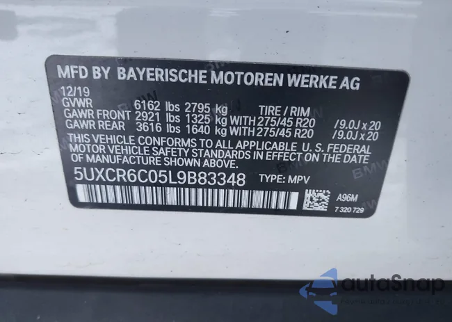 5UXCR6C05L9B83348: 43787461