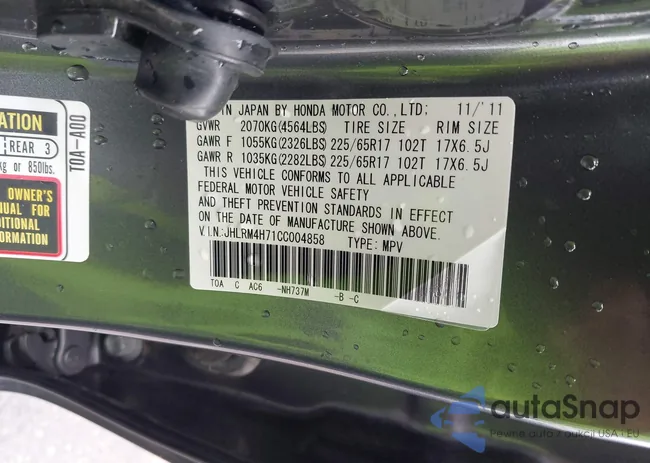 JHLRM4H71CC004858: 43787490