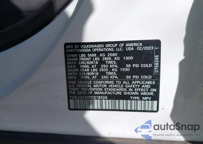 1V2LC2CAXPC218328: 43786696