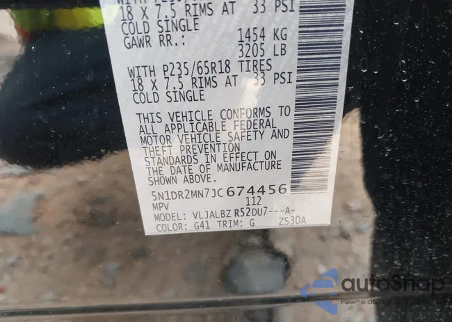 5N1DR2MN7JC674456: 43788167