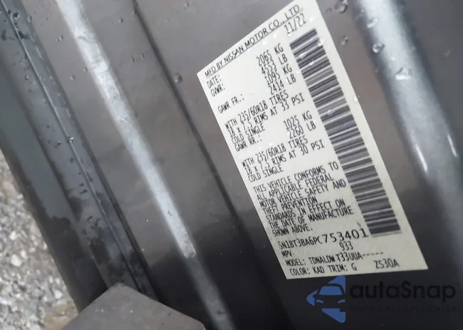 5N1BT3BA6PC753401: 43788198