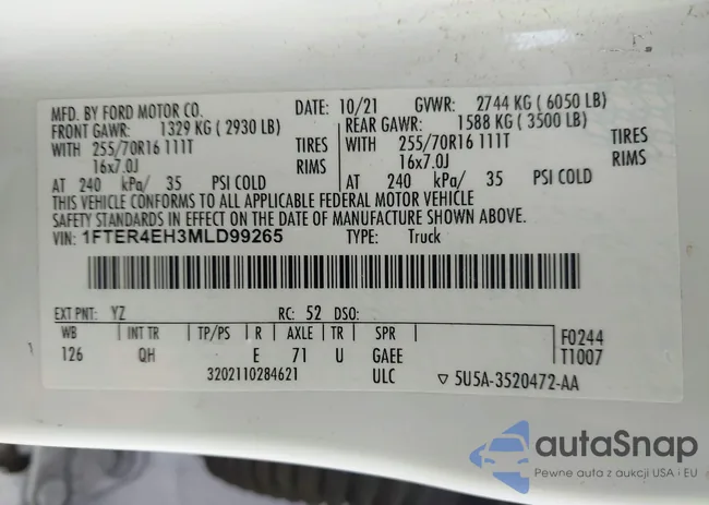 1FTER4EH3MLD99265: 43788356