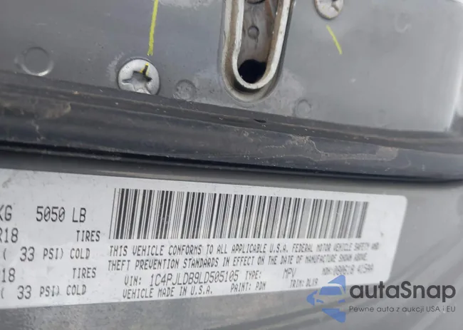 1C4PJLDB9LD505105: 43788546