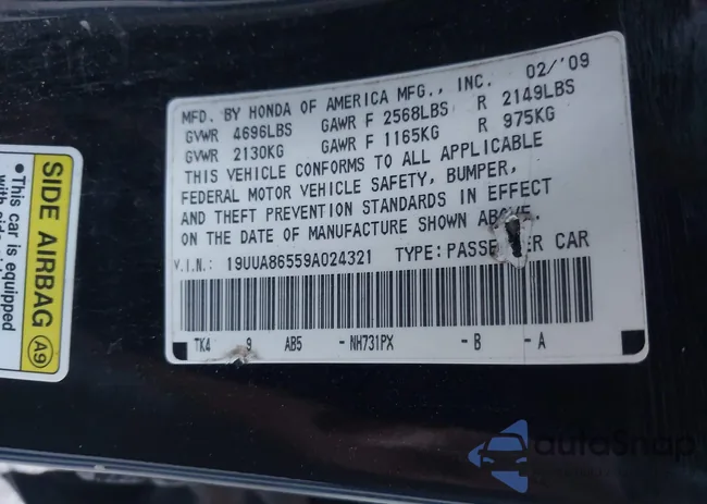 19UUA86559A024321: 43787799