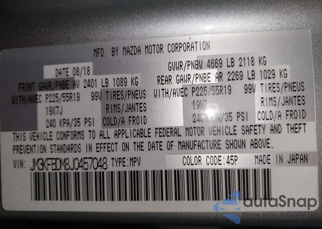 JM3KFBDM8J0457048: 43787807