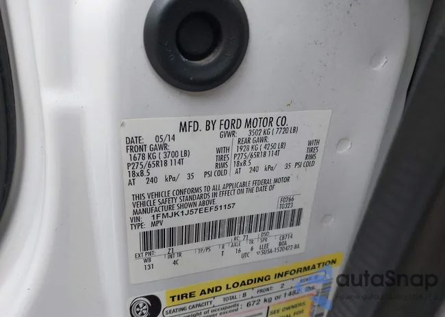 1FMJK1J57EEF51157: 43787905