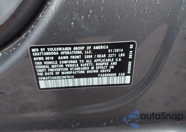 1VWAT7A32EC067814: 43787906