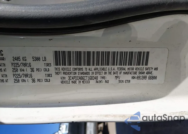 3C4PDCAB6CT168348: 43787923