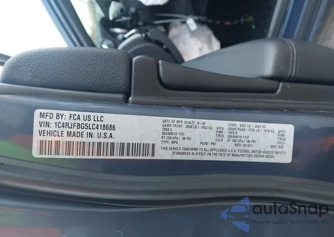 1C4RJFBG5LC418686: 43789502