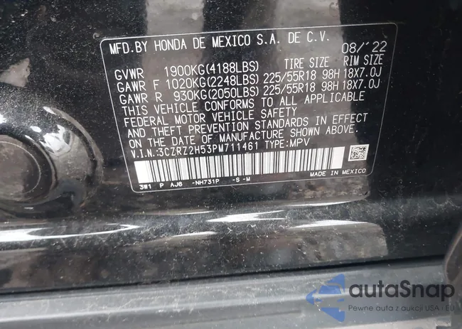 3CZRZ2H53PM711461: 43788567