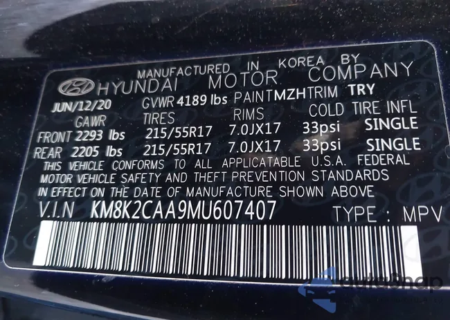 KM8K2CAA9MU607407: 43788828