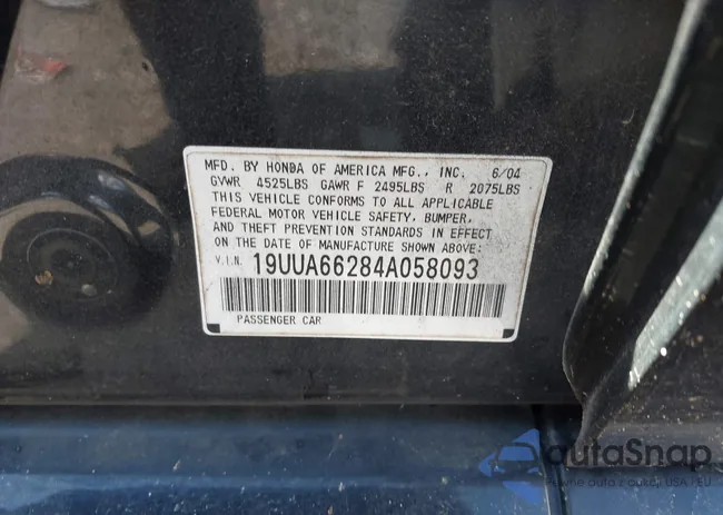 19UUA66284A058093: 43788839