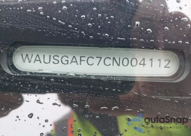 WAUSGAFC7CN004112: 43789956