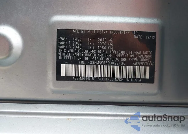 4S3BMBK66D3029436: 43790318