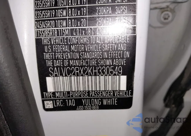 SALVC2RX2KH330549: 43790337