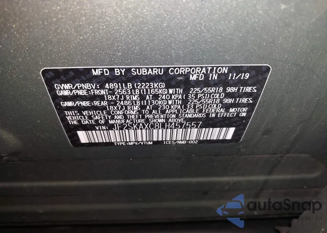 JF2SKAXC8LH457557: 43790518