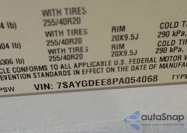 7SAYGDEE8PA054068: 43789637