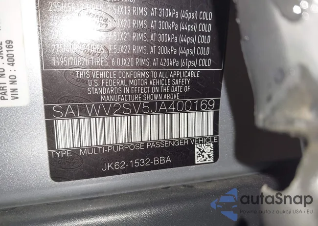 SALWV2SV5JA400169: 43789853