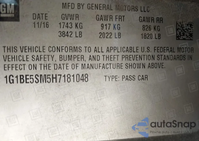 1G1BE5SM5H7181048: 43789863