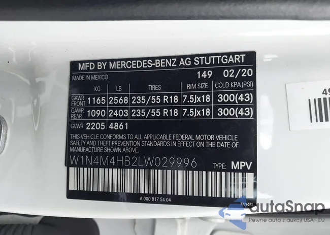 W1N4M4HB2LW029996: 43790980