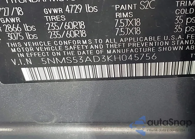 5NMS53AD3KH045756: 43790982