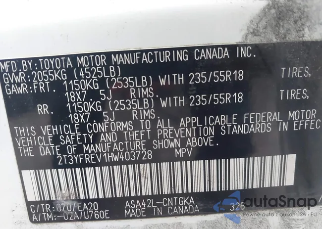 2T3YFREV1HW403728: 43791149