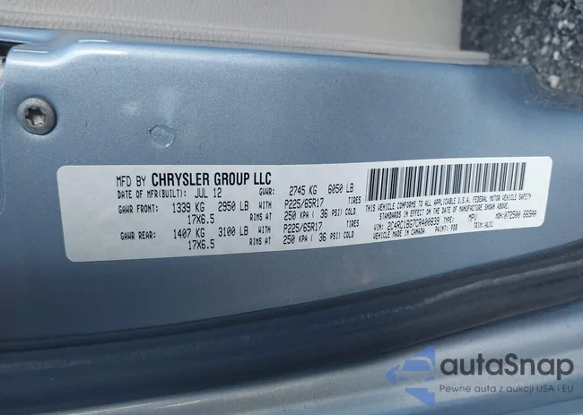 2C4RC1BG7CR400839: 43790604