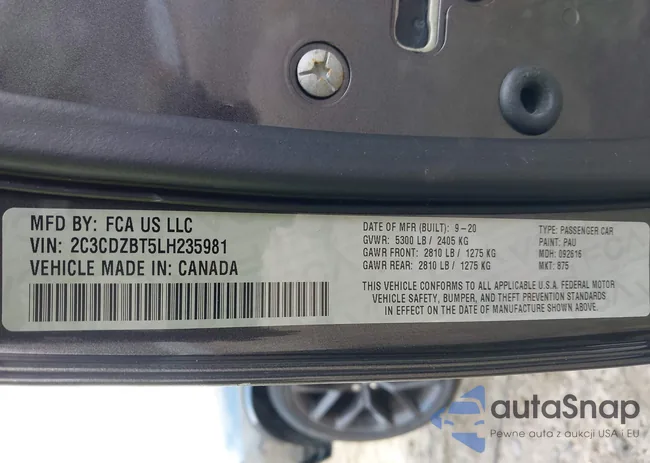 2C3CDZBT5LH235981: 43790644