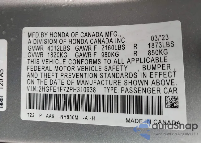 2HGFE1F72PH310938: 43792276