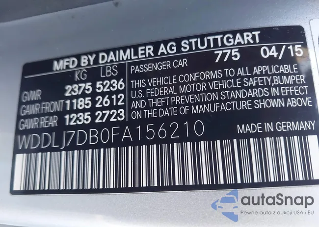 WDDLJ7DB0FA156210: 43792294