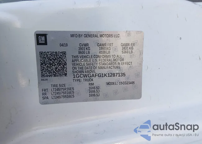 1GCWGAFG1K1287135: 43792349