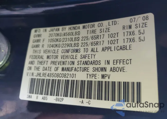 JHLRE48508C082101: 43792374