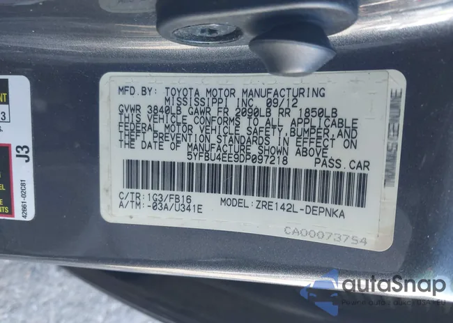 5YFBU4EE9DP097218: 43791618