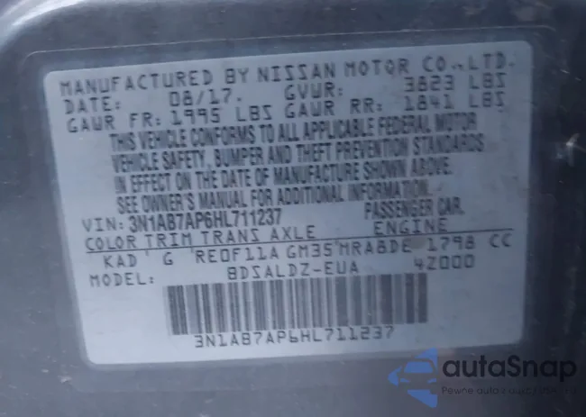 3N1AB7AP6HL711237: 43791643