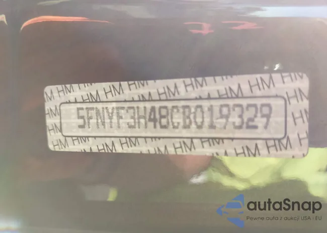 5FNYF3H48CB019329: 43791778