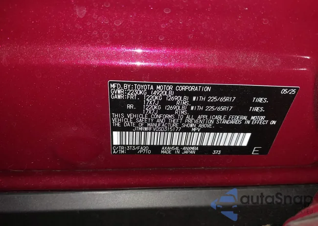 JTMRWRFV0SD315177: 43791903