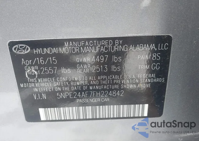 5NPE24AF7FH224842: 43793021