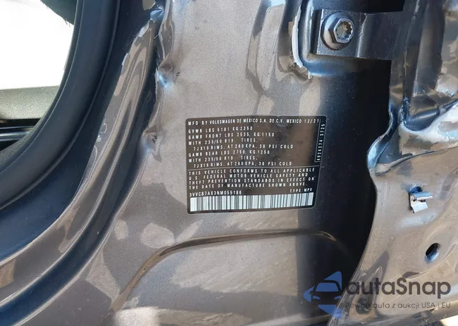 3VVCB7AX3NM055186: 43793225