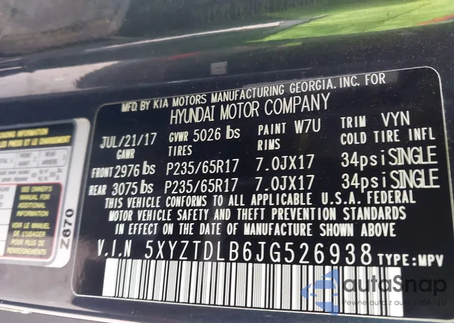 5XYZTDLB6JG526938: 43793265