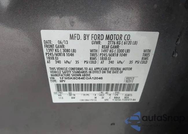 1FM5K8D84EGA12046: 43793329