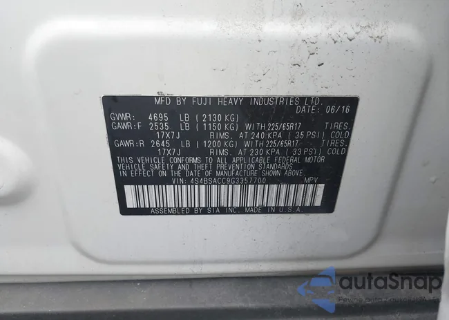 4S4BSACC9G3357700: 43793360